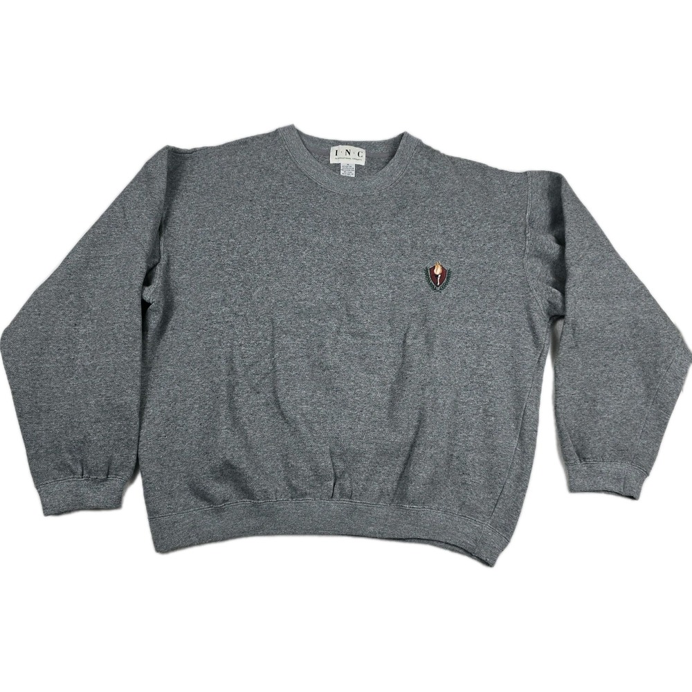International Concepts INC Men's Size Medium Gray‎ Sweatshirt Vintage